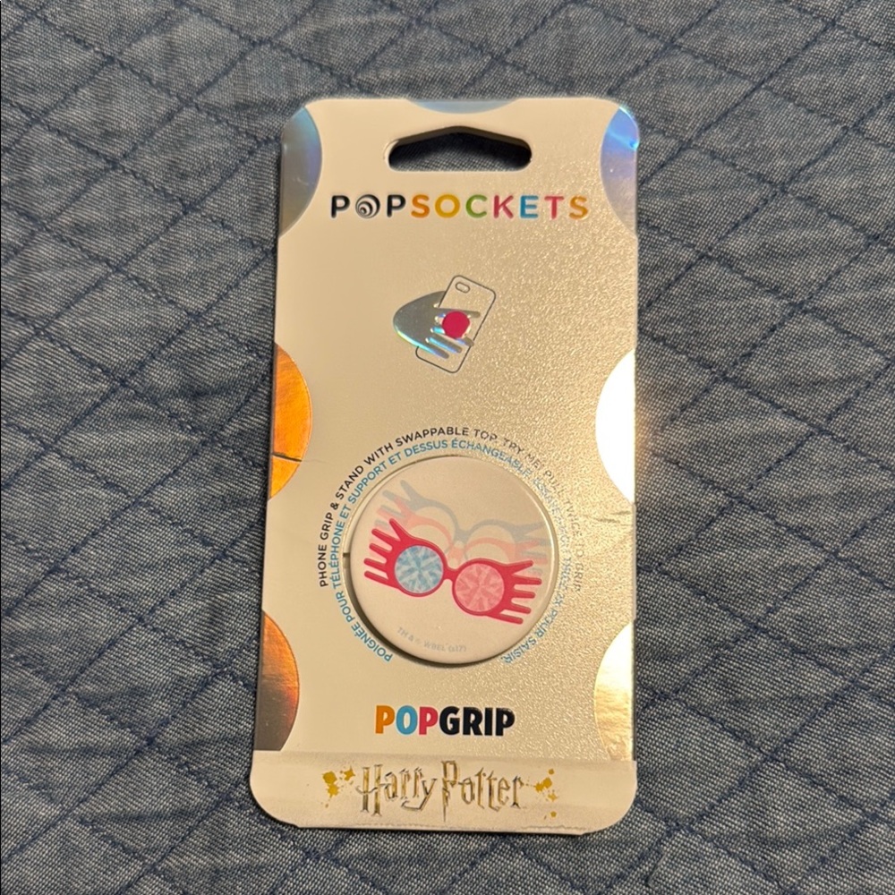 PopSocket Harry Potter PopGrip - Pink and Blue